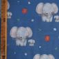 Preview: Baumwolljersey Elefanten mit Apfel blau – FVJ